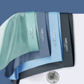 Cueca Boxer de Seda Gelada Respirável  - Kit com 4 Peças