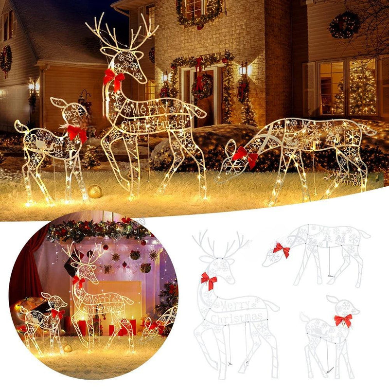Renas de Led Decoração Natalina - Compre 2 Leve 3