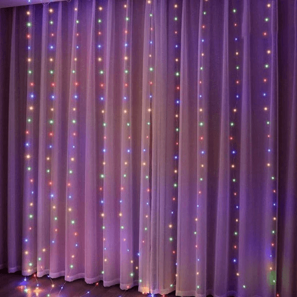 Cortina de Led com 300 Luzes Para o Natal  - PROMOÇÃO DE LANÇAMENTO
